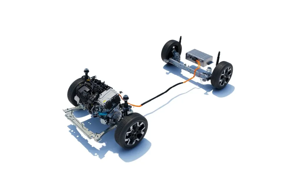 Dacia Sandero Hybrid 155 motor