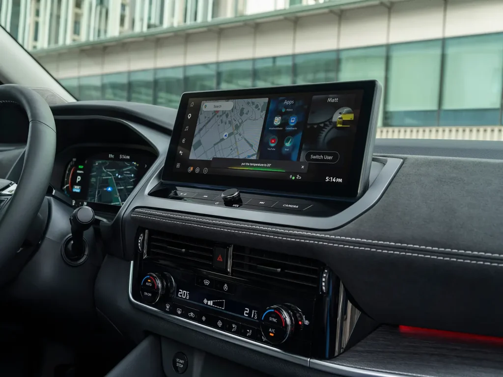 Nissan Qashqai mediascherm met Google 2026