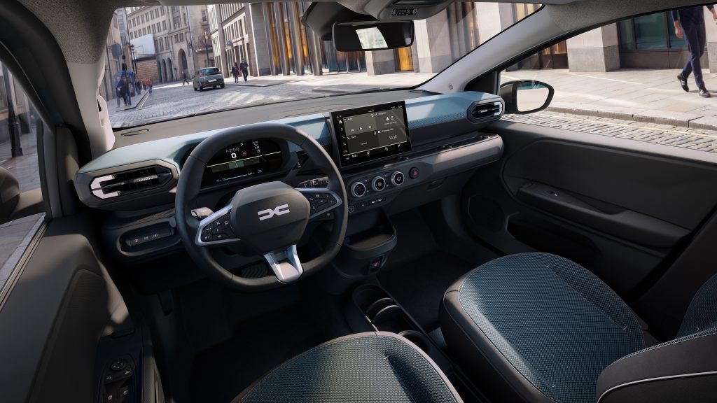 Interieur nieuwe Dacia Spring 2026