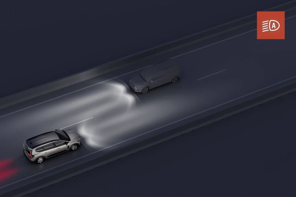 Grootlichtassistent Dacia Jogger