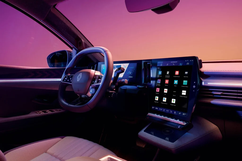 Dashboard nieuwe Scenic E-Tech electric 2026