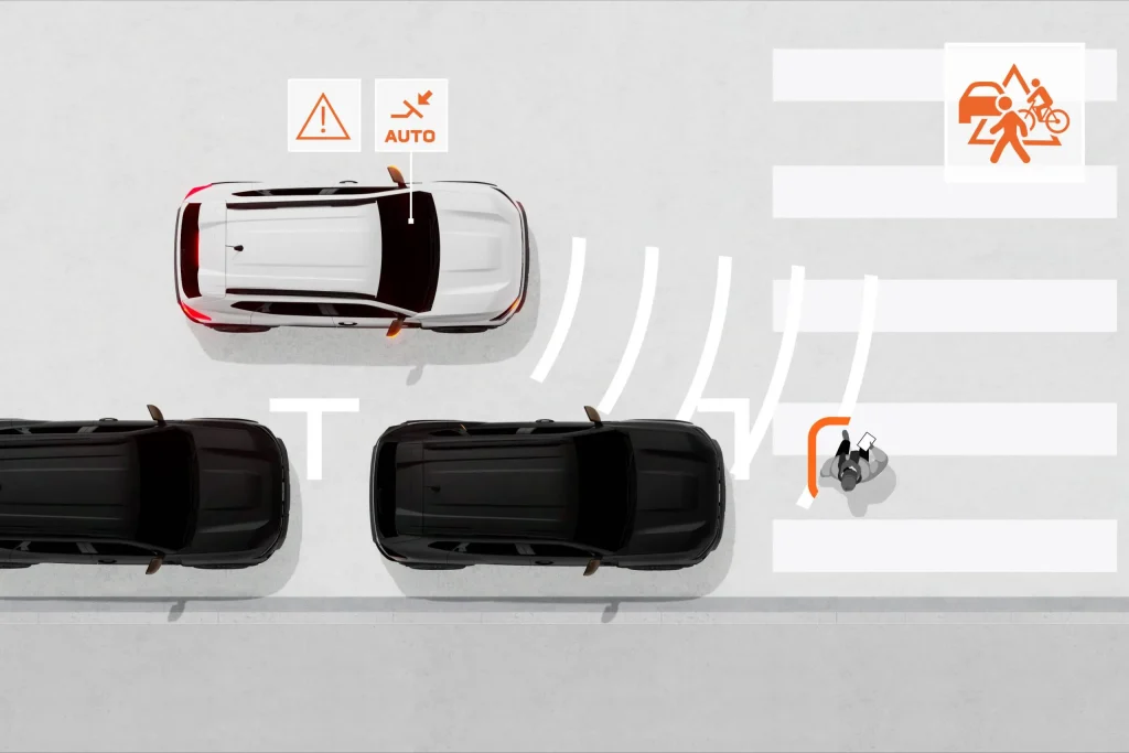 Active emergency braking Dacia Duster