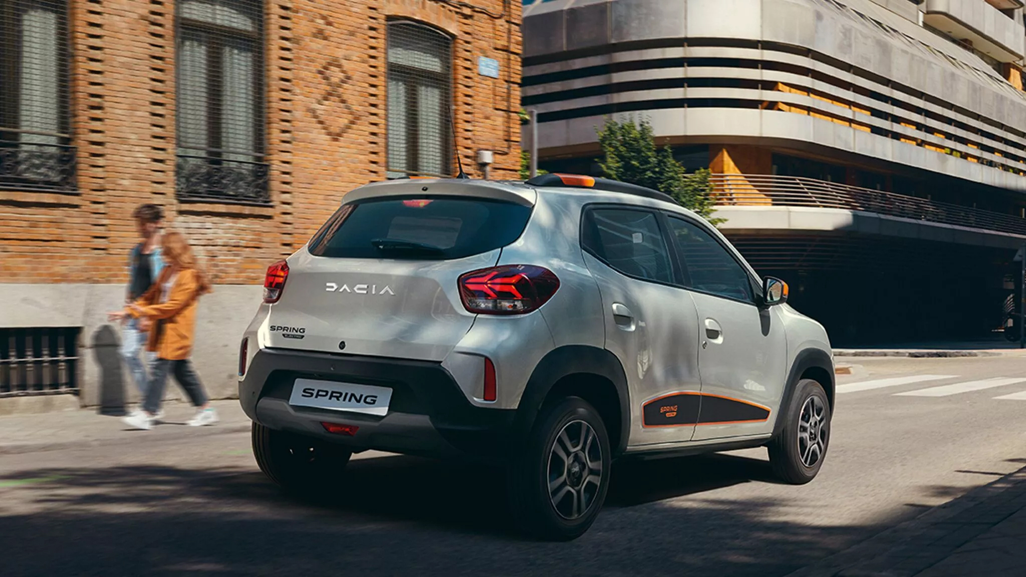 Dacia Spring 2023 achterkant