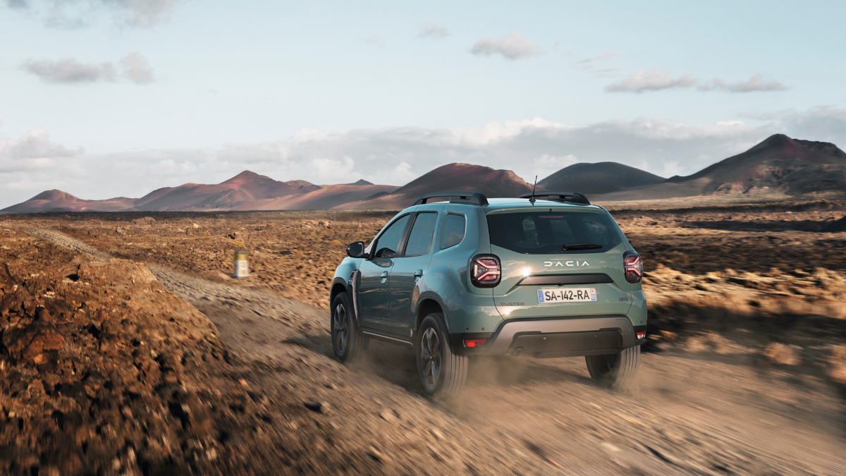 Dacia DUSTER bovenkant