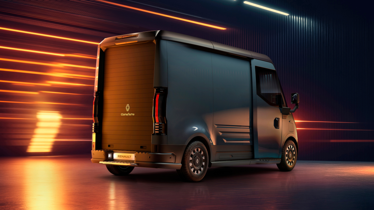Renault Estafette achterkant