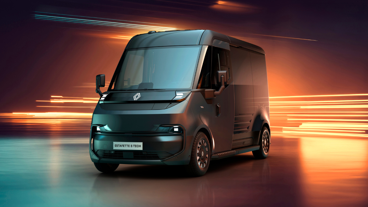 Renault Estafette laadruimte