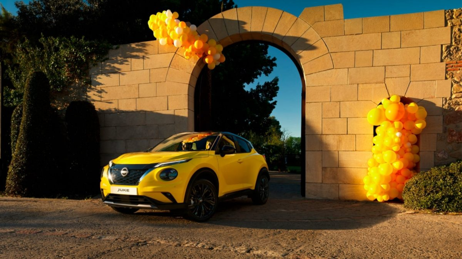 nieuwe Nissan Juke geel