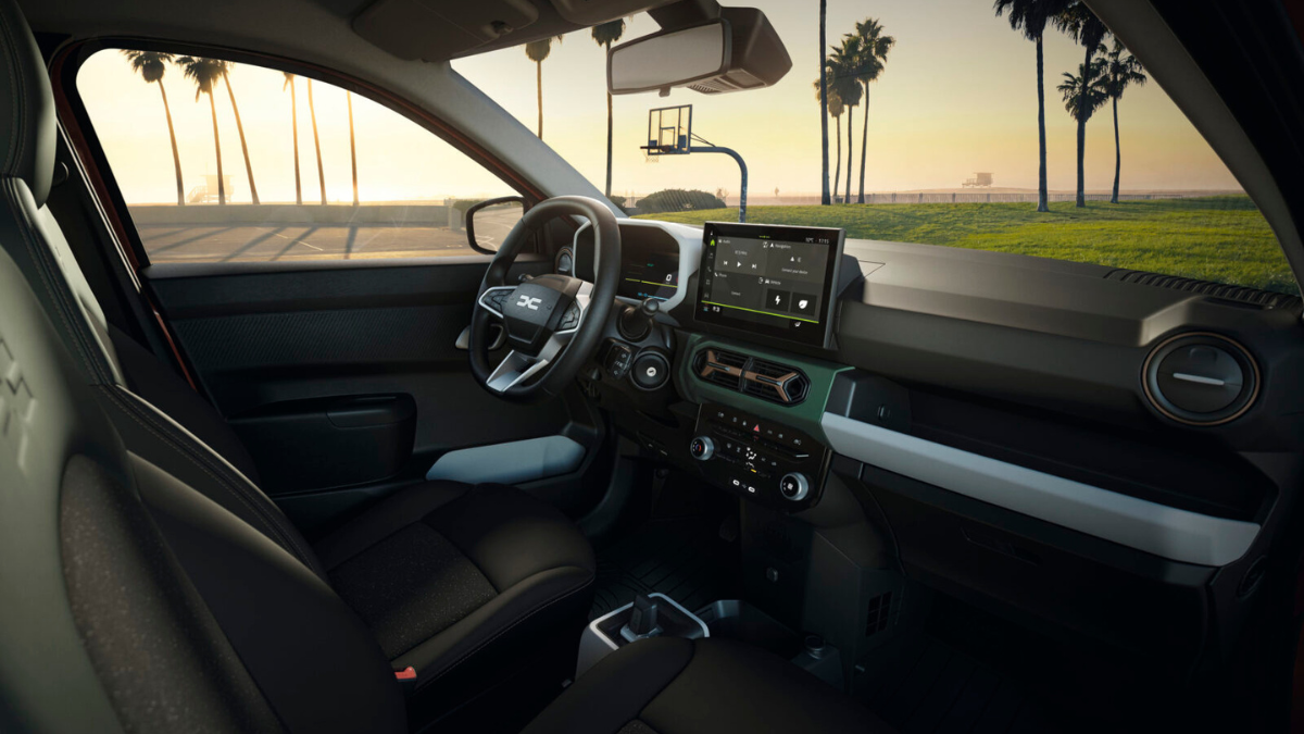 Nieuwe Dacia Spring interieur