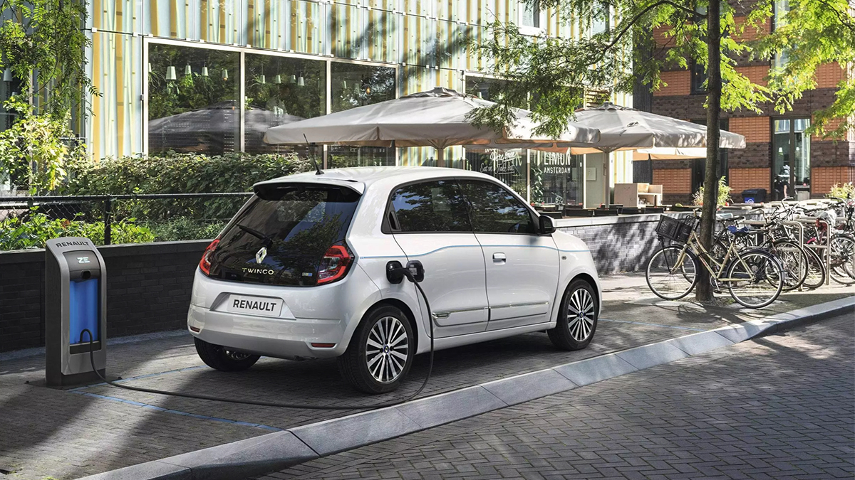 Renault Twingo E-Tech Electric achteraanzicht