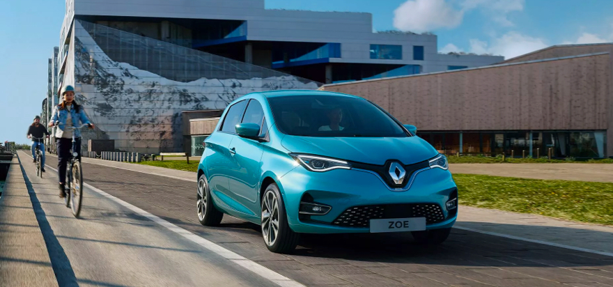 Renault Zoe vooraanzicht