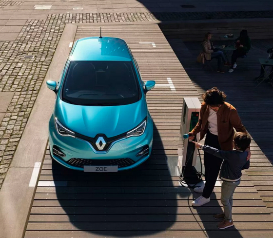 Renault Zoe vooraanzicht