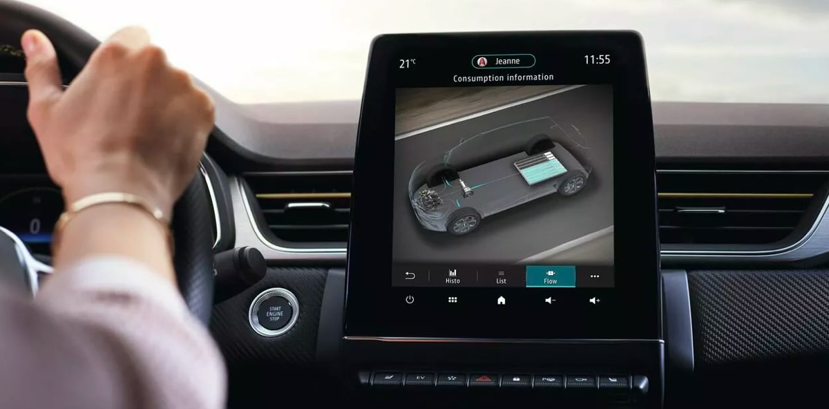 Renault Captur media display
