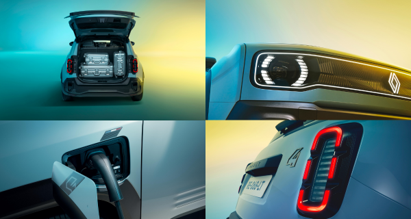 Renault 4 electric exterieur details