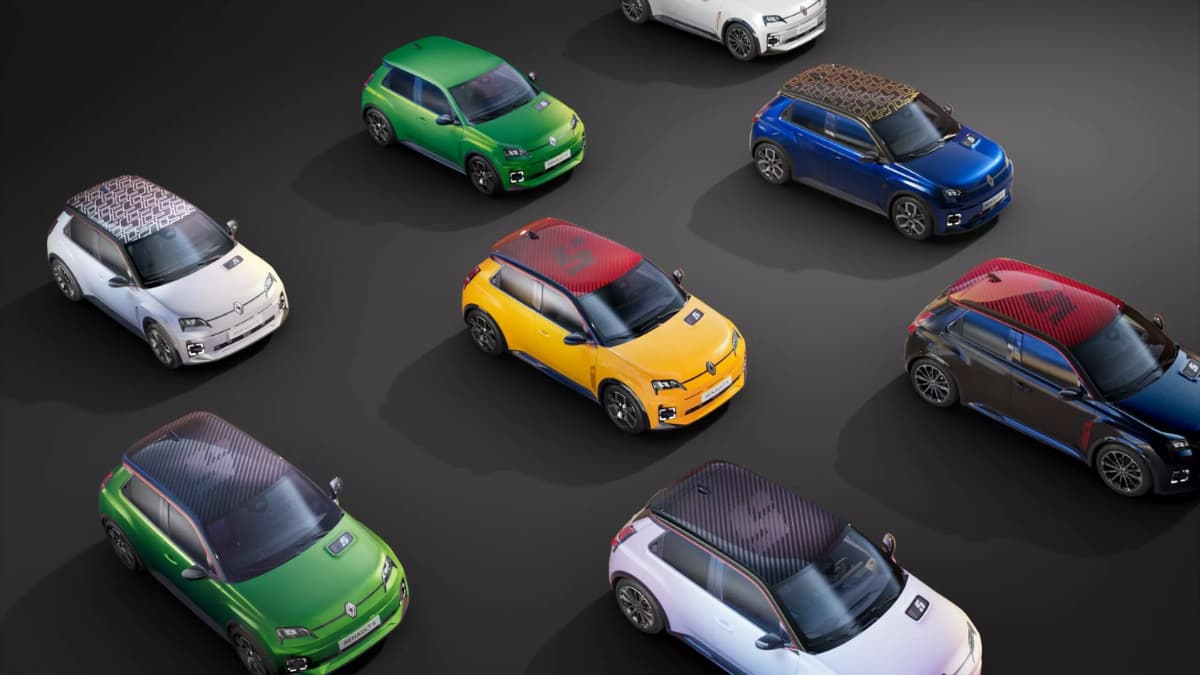 Renault 5 kleuren personalisatie