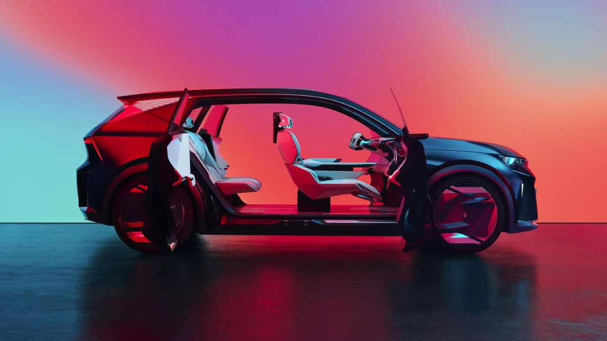 Renault Scenic interieur ruimte